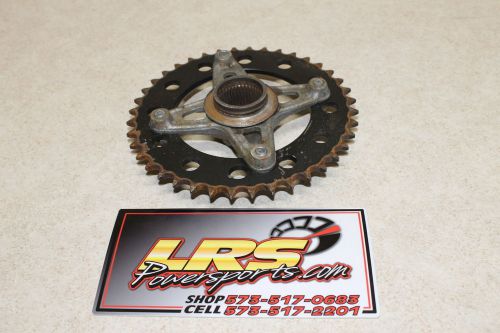 1987 yamaha warrior 350 yfm 350x  rear sprocket &amp; hub