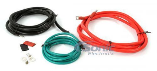 New! cobra cpi a4000 10ft 4 awg plus ring terminals ac power inverter cable kit
