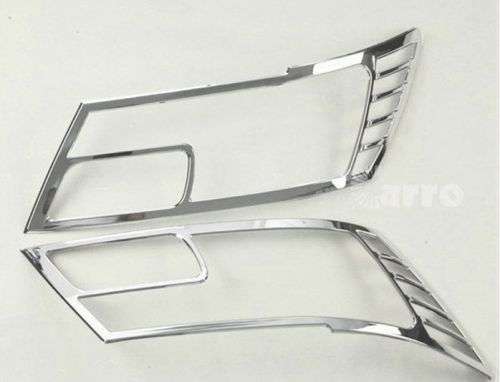 Exterior chrome abs head light cover shiny trim fit dodge journey 2012-2016