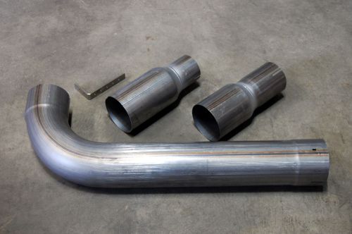 5" single diesel stack kit mandrel tubing exhaust chevy dodge ford smoker gm new