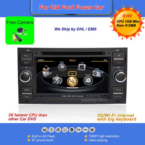 S100 car dvd player autoradio gps navi radio for ford focus,mondeo 05-2007 year