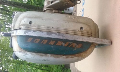 Vintage evinrude outboad motor