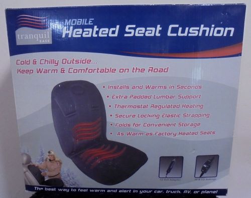Tranquil ease mobile heated car seat cushion