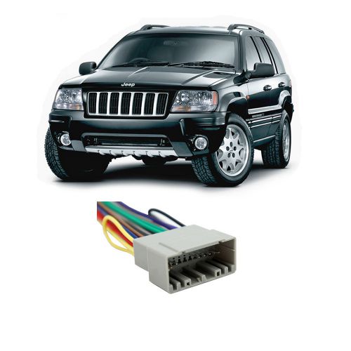 Jeep grand cherokee 2002-2004 factory to aftermarket radio harness adapter