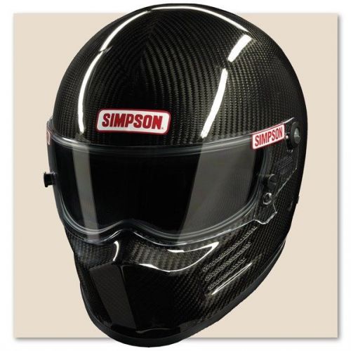Simpson racing carbon fiber bandit helmet sa2015 hans device ready,hybrid,nhra