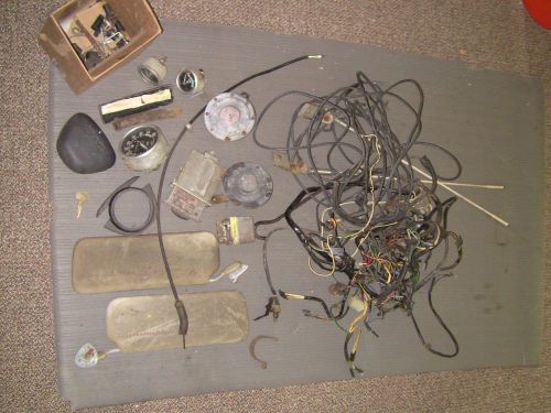 Saab 1967 1968 engine motor harness wires gauges odometer oem interior parts