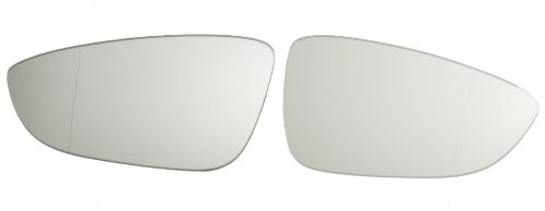 Vw passat b7 eos &amp; cc gli aspherical blind spot mirror glass pair heated clear