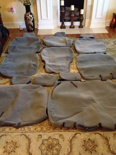 Custom seat covers for 2010 toyota tacoma double cab truck.