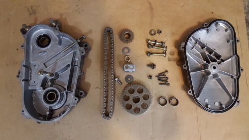 2002 polaris pro x chain case assembly complete 19/39t gearing 72p chain
