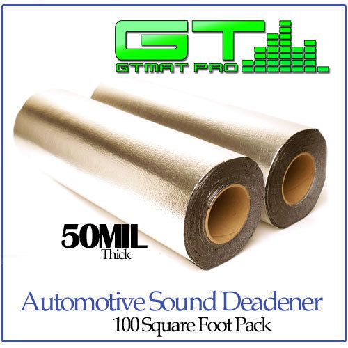 New 100 sq ft gtmat pro sound dampening automotive proofing insulation material