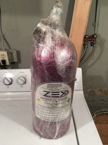Zex 82000 nitrous bottle purple bottle 10 lb. capacity