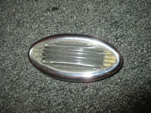 1946 1947 1948 1949 1950 chrysler interior courtesy light lens &amp; bezel, glass