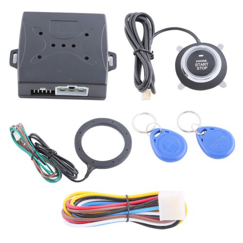 Sell Quality RFID Car Alarm System with Push button start & transponder
