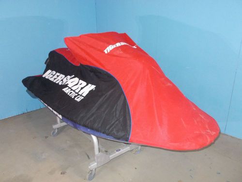 Artic cat tigershark tsr cover 1999 red &amp; black new with damage oem