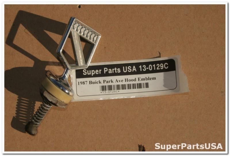 1987 buick park ave hood emblem 13-0129c
