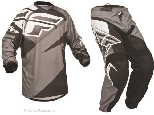 Fly racing f16  28" pants &amp; adult small jersey black