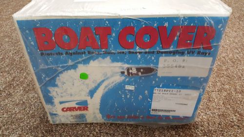 Carver industries poly-guard ii gray bass boat cover- dimensions: 18'6" x 96"