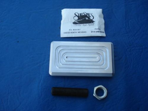 Sunspec&#039;s aluminum brake and clutch pedal pad 1928 30 32 37 39 40 46 ford chevy