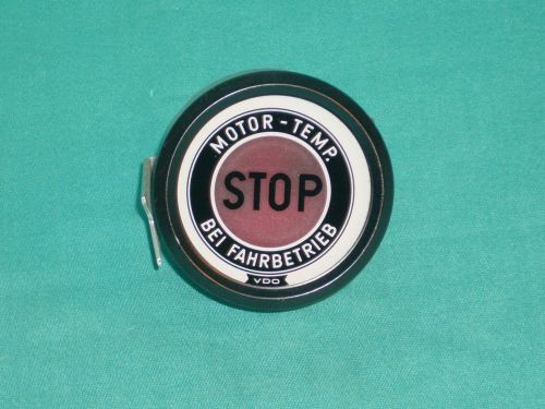 Vdo dash board gauge "stop" porsche 356 vw bug split oval barndoor samba   *nos*