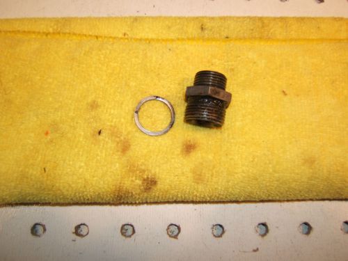 Mercedes w116 450sel 6.9 engine lower oil pan smaller size 1 fitting with washer