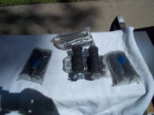 Nos mini bike minibike chopper footpegs foot pegs one set of two 5/8" mount
