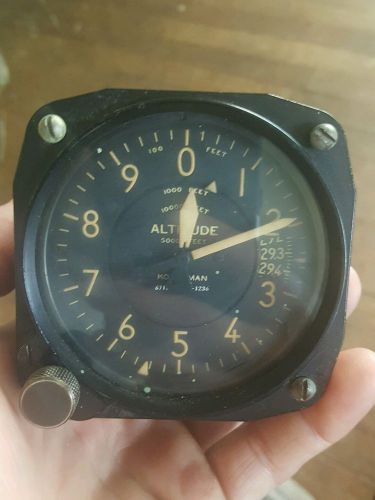 Kollsman altimeter pressure aviation altitude