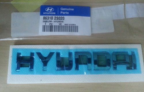 Used oem hyundai 86310-2s020 rear gate emblem