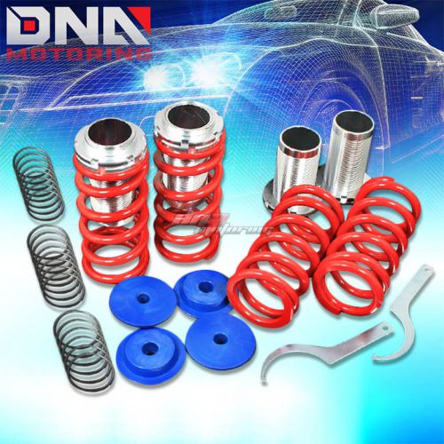 For 99-05 ford focus cw170 0-3&#034;scaled suspension lowering coilover red springs