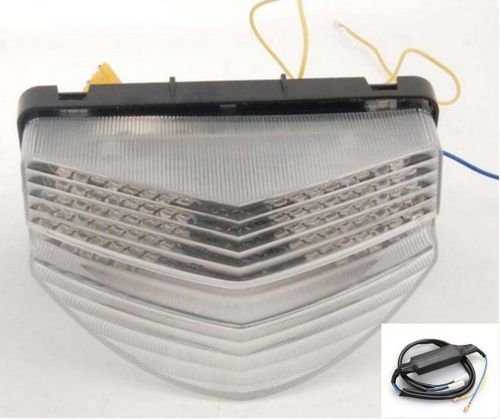 Rear led turn signal tail light integrated taillight for honda cbr 600 f4i 01-03