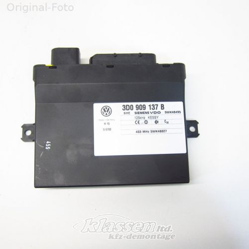 Control unit central locking keyless go bentley continental 3d0909137b
