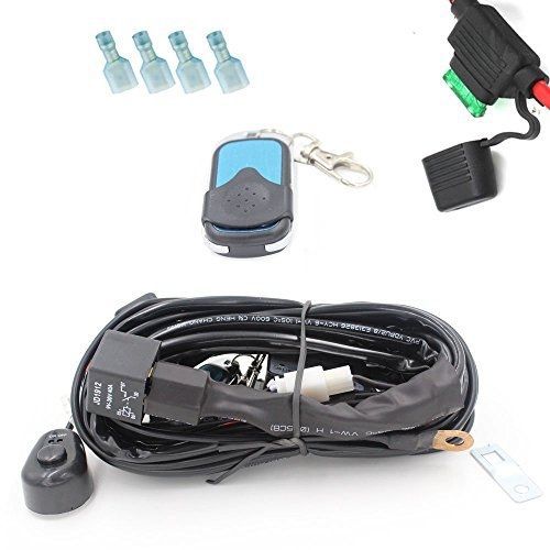Turbo marketing turbo 300w led light bar wiring harness 40 amp relay