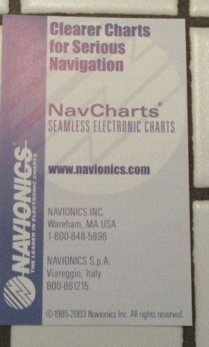 Navionics electronic chart . central america ne. code : cx129xl