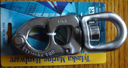 Tylaska t20 standard bail snap shackle  made in usa 20 000lb breaking strength