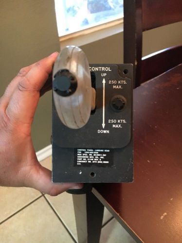 Vintage military aircraft landing gear switch