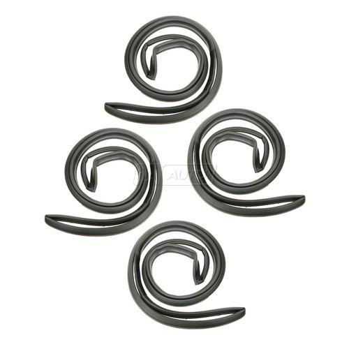 Front & rear door weatherstrip seal kit set of 4 for bonneville lesabre delta 88