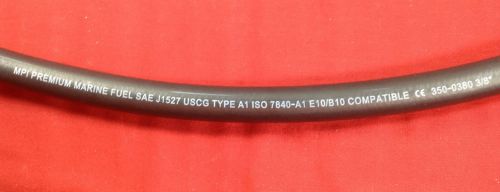 Fuel line hose 3/8" uscg 7840 a1 mpi premium marine gas diesel inboard 350-0380
