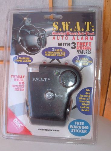 Swat auto alarm steering wheel anti-theft alarm wireless dac technologies
