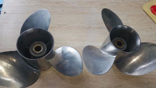 Stainless steel solas 14.25 x 17 left &amp; right propellers