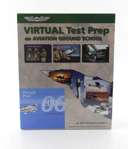 Brand new asa 2006 virtual test prep asa-vtp-pvt-06 private pilot