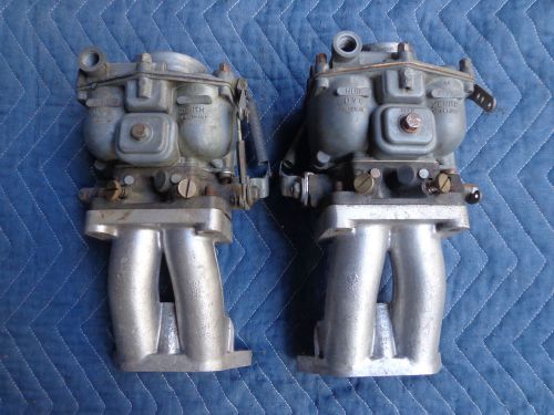 Porsche 356 zenith carbs 32 ndix carburetors 32ndix with manifolds oem 63 64 65