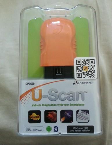 U-scan vehicle diagnostics with your smartphone act-cp9599 brand new!