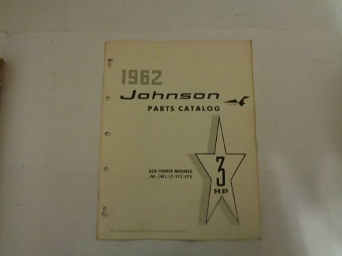 1962 johnson parts catalog  3 hp motors @@@check this out@@@