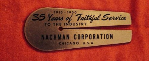 Nachman corporation 1915-1950 mechanics tool