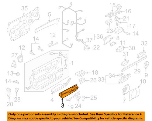 Audi oem 04-10 a8 quattro front door-map pocket right 4e0868980a25d