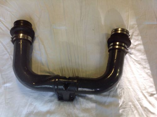 Omc / volvo penta sx y pipe.  -  exc. cond. - with boots, clamps, &amp; flappers