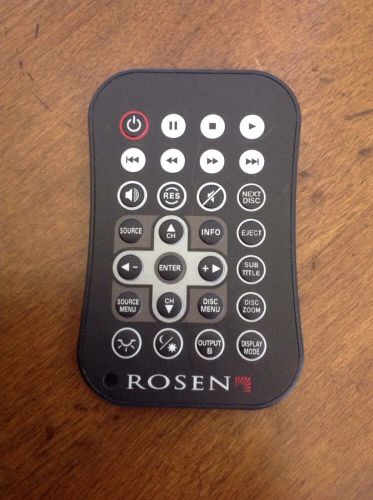 Rosen remote control for rear seat entertainment dvd ac3074 9100387