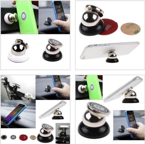360 degrees magnetic car dash mount ball dock holder for iphone tablet pda gps