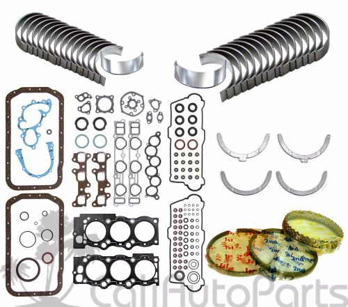 Fits: 92-93 toyota camry 3.0l 3vzfe dohc 24v full gasket set + rings + bearings