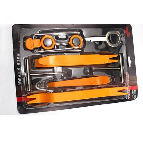12pc car radio stereo door trim dash panel install removal pry tools kit