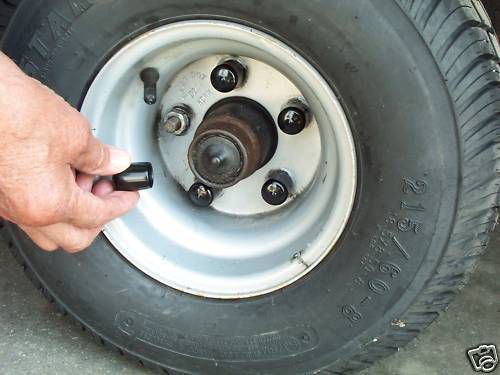 Lug huggerz snowmobile, atv, utility, car trailer protective lug nut covers caps